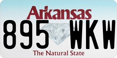 AR license plate 895WKW