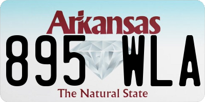 AR license plate 895WLA