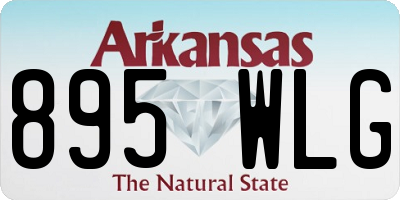 AR license plate 895WLG