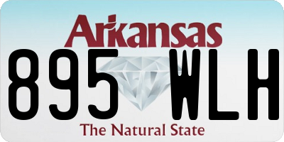 AR license plate 895WLH