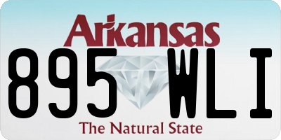AR license plate 895WLI
