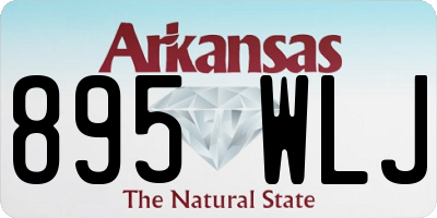 AR license plate 895WLJ