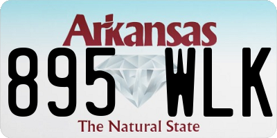 AR license plate 895WLK