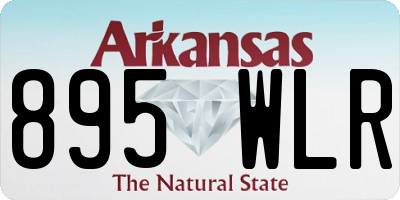 AR license plate 895WLR