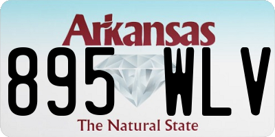 AR license plate 895WLV