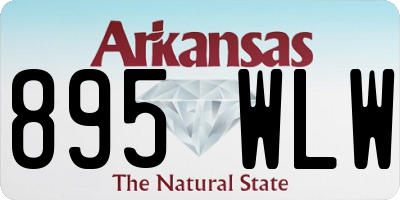 AR license plate 895WLW
