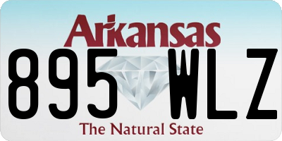 AR license plate 895WLZ