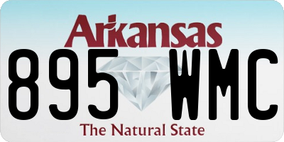 AR license plate 895WMC