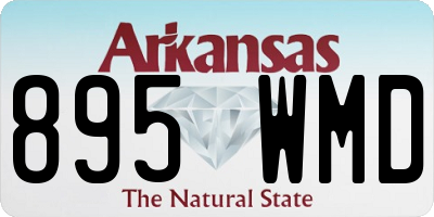 AR license plate 895WMD
