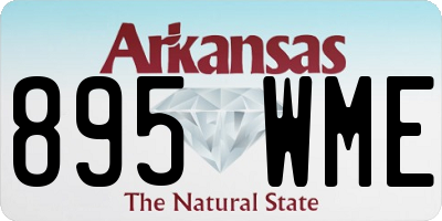AR license plate 895WME