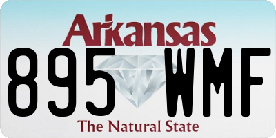 AR license plate 895WMF