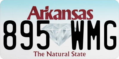 AR license plate 895WMG