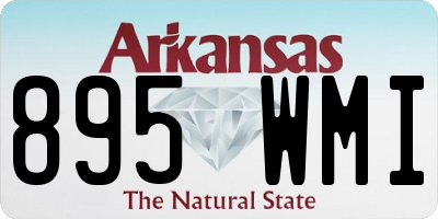 AR license plate 895WMI