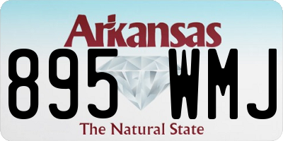 AR license plate 895WMJ