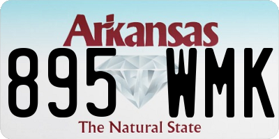 AR license plate 895WMK