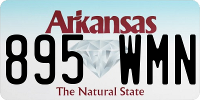 AR license plate 895WMN