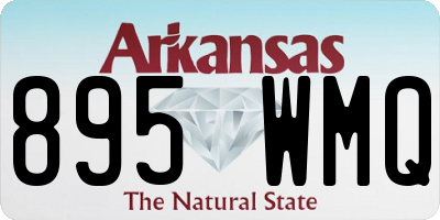 AR license plate 895WMQ