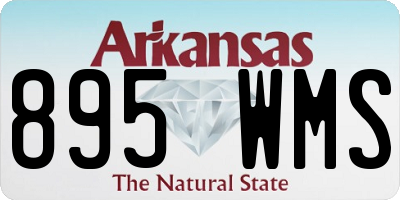 AR license plate 895WMS