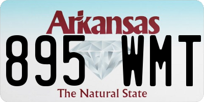 AR license plate 895WMT
