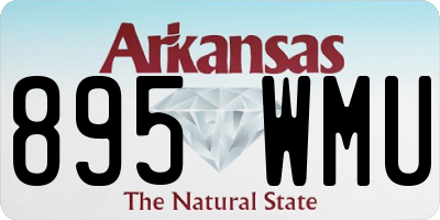AR license plate 895WMU