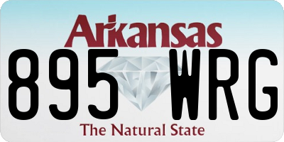 AR license plate 895WRG