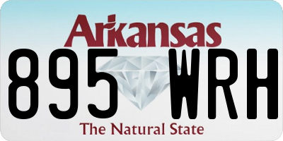 AR license plate 895WRH