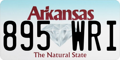 AR license plate 895WRI