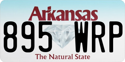 AR license plate 895WRP