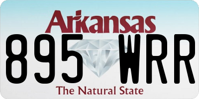 AR license plate 895WRR