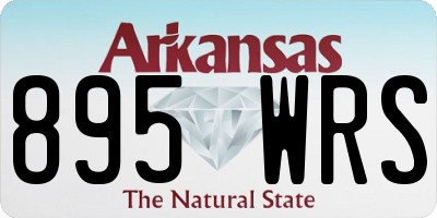 AR license plate 895WRS