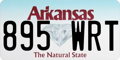 AR license plate 895WRT