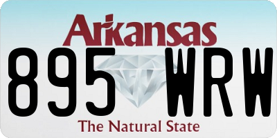 AR license plate 895WRW