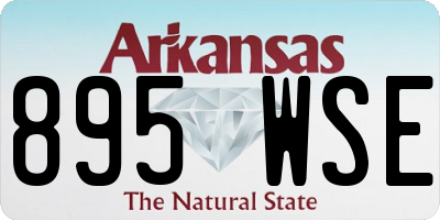 AR license plate 895WSE
