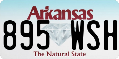 AR license plate 895WSH