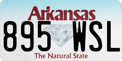 AR license plate 895WSL