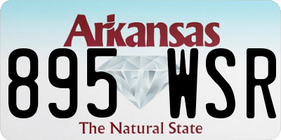 AR license plate 895WSR