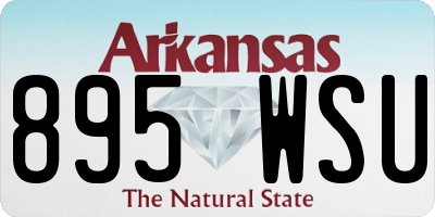 AR license plate 895WSU