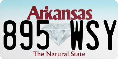 AR license plate 895WSY