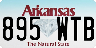 AR license plate 895WTB