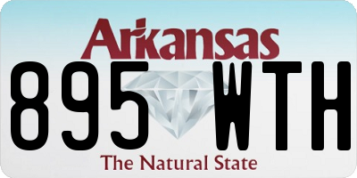 AR license plate 895WTH