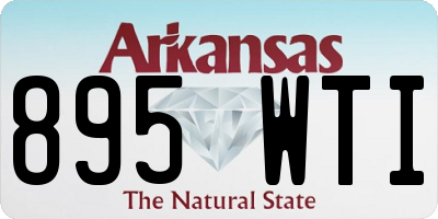 AR license plate 895WTI