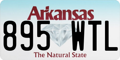 AR license plate 895WTL