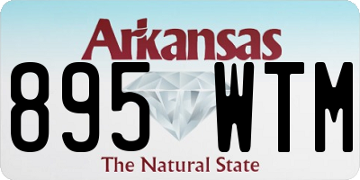AR license plate 895WTM
