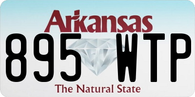 AR license plate 895WTP