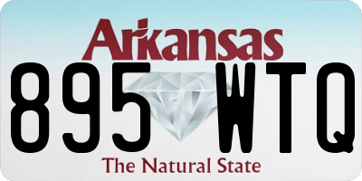 AR license plate 895WTQ