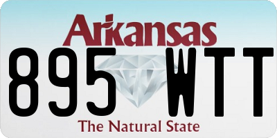 AR license plate 895WTT