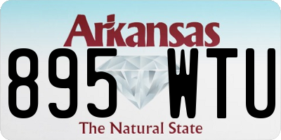 AR license plate 895WTU