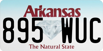 AR license plate 895WUC