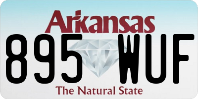 AR license plate 895WUF