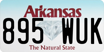 AR license plate 895WUK
